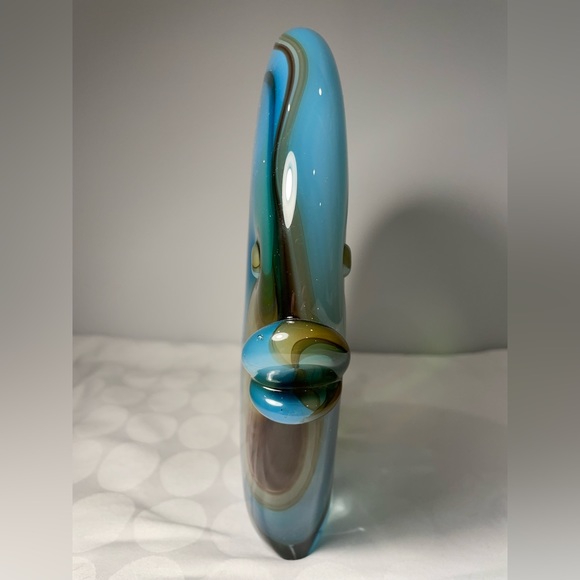 Authentic signed Sergio Costantini Murano fish sculpture. - Picture 2 of 12